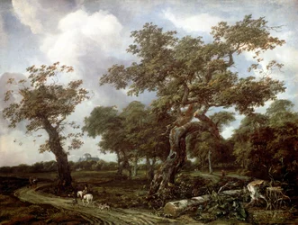 Een Bos bij Den Haag, met uitzicht op Huis ten Bosch